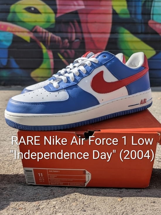 Nike Other - Nike Air Force 1 Low "Independence Day" (2004) Mens 11 EUC